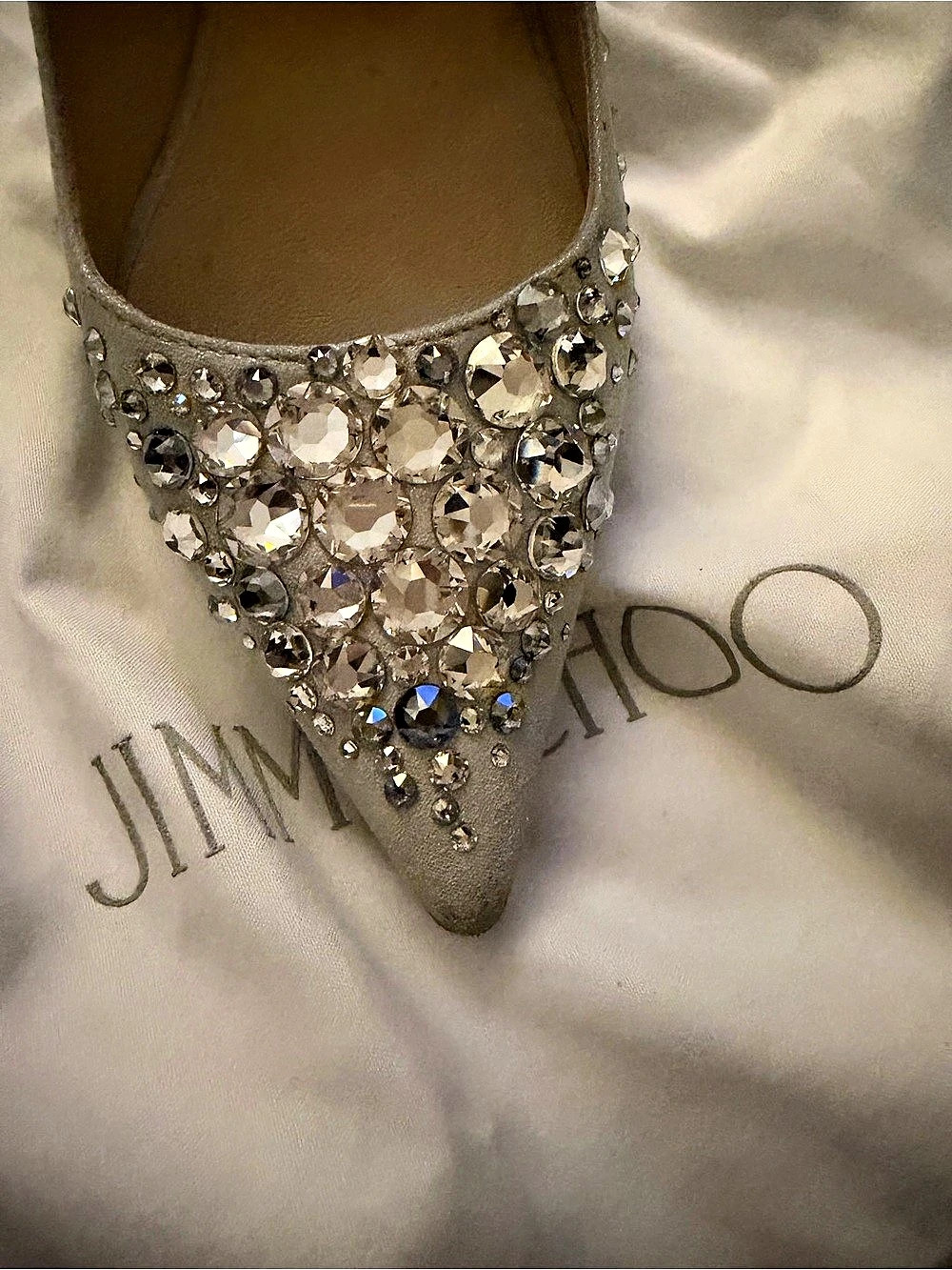 Jimmy Choo Crystal Embellished Heels EU 35 - Picture 7 of 16